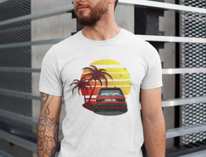 Red VW Golf MK1 Unisex T-Shirt Without Text