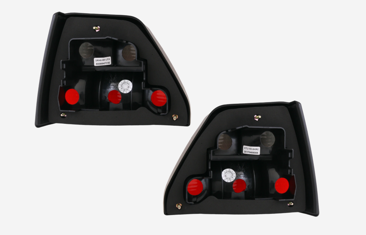 where to buy black red tail lights mk2 golf rabbit